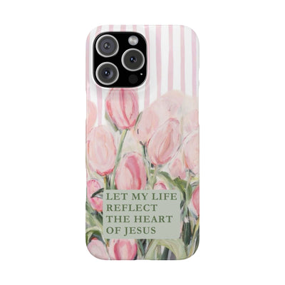 Let My Life Reflect The Heart Of Jesus iPhone Case