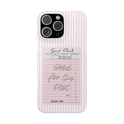 Good For The Plot iPhone Case