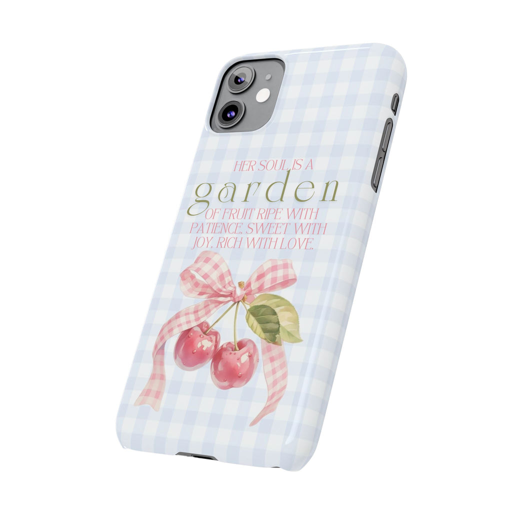 Her Soul Is A Garden iPhone Case