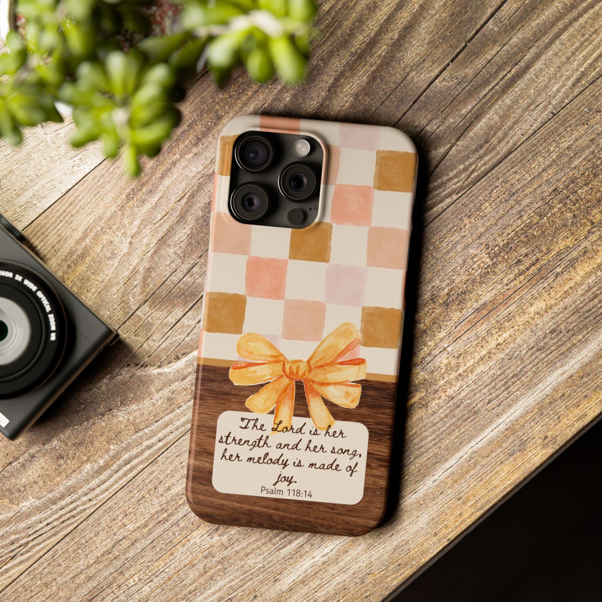 The Lord Is Her Strength iPhone Case