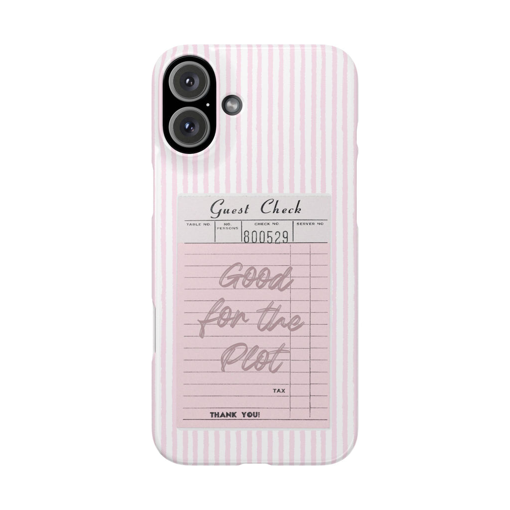 Good For The Plot iPhone Case