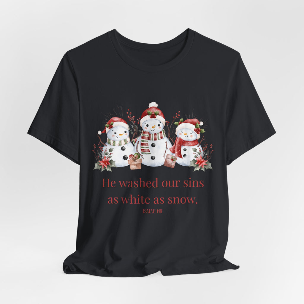 He Washed Our Sin As White As Snow Tee