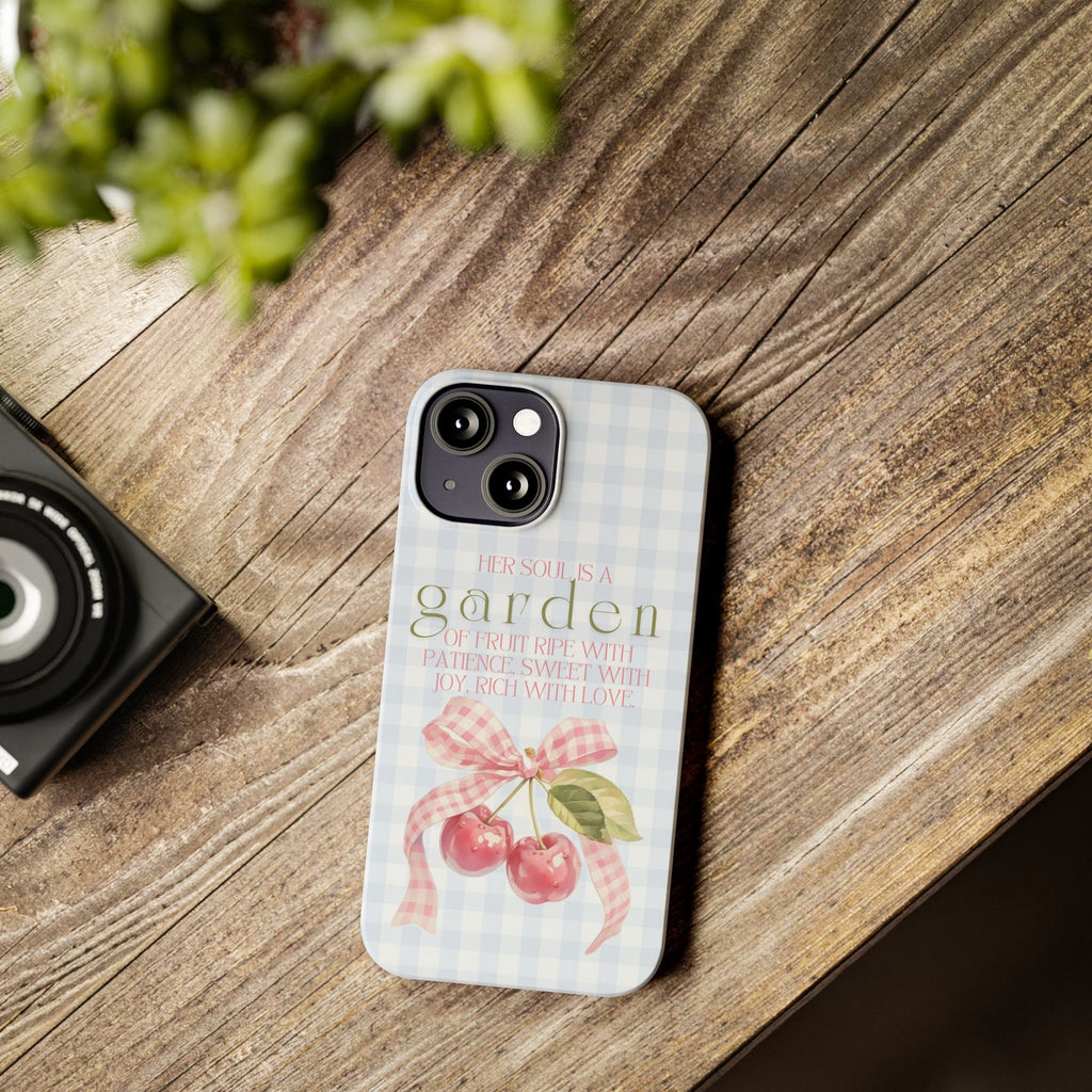 Her Soul Is A Garden iPhone Case