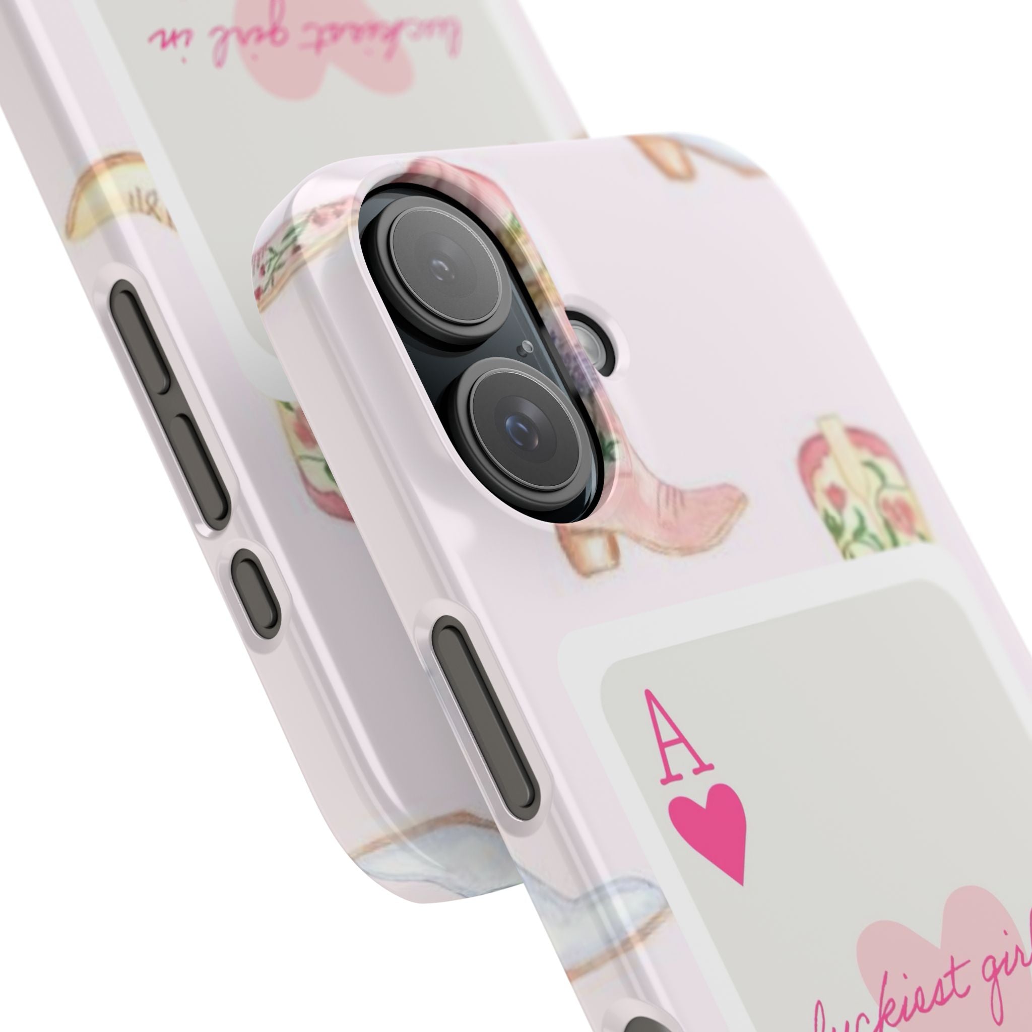 Luckiest Girl In The World iPhone Case