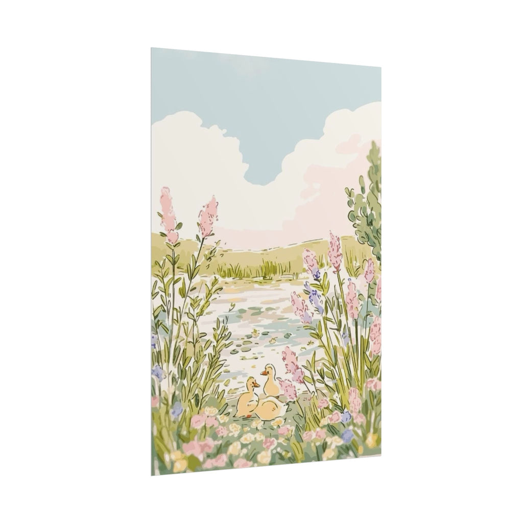 Drawn Springtime Unframed Poster