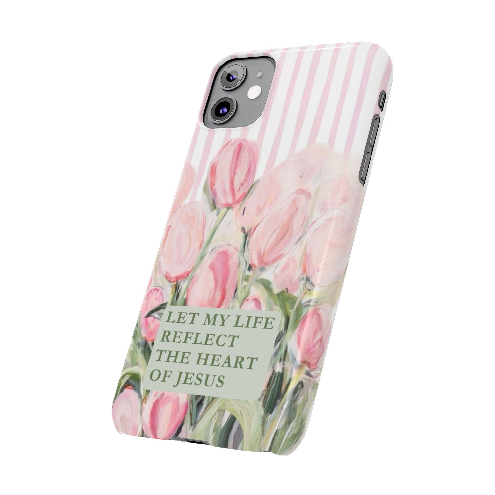 Let My Life Reflect The Heart Of Jesus iPhone Case