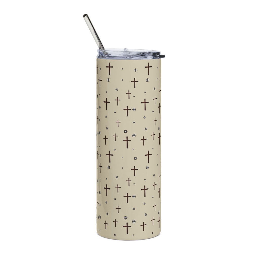 Black Cross 20oz Tumbler