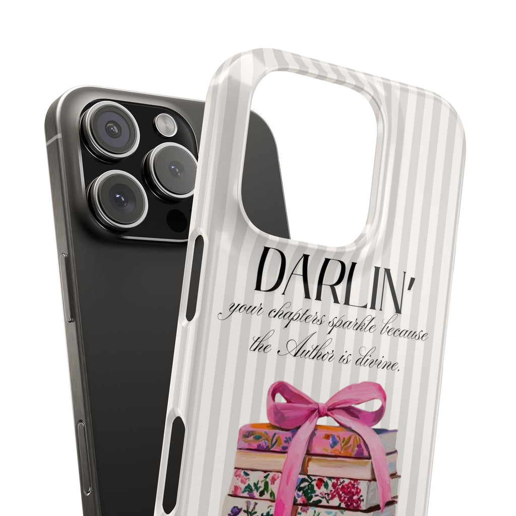 Darlin’ The Author Is Devine iPhone Case