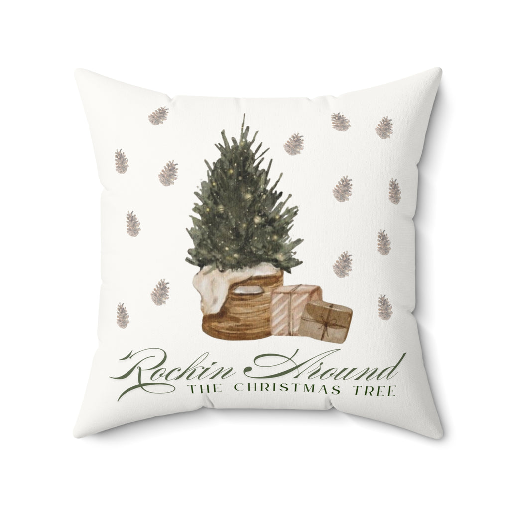 Rockin Around The Christmas Tree Pillow