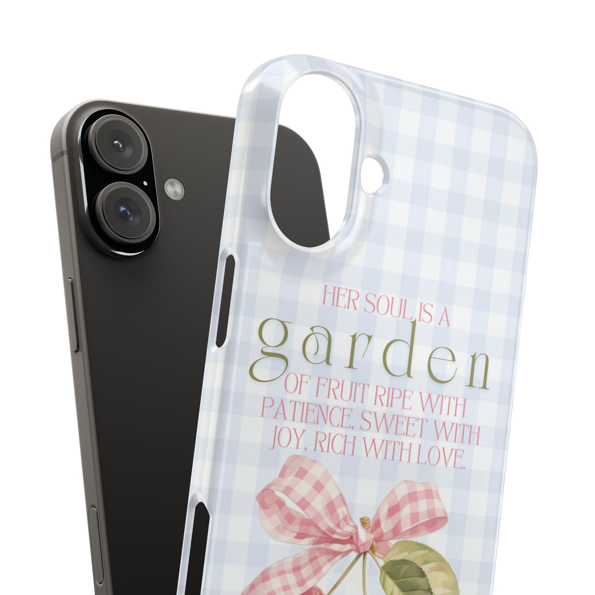 Her Soul Is A Garden iPhone Case