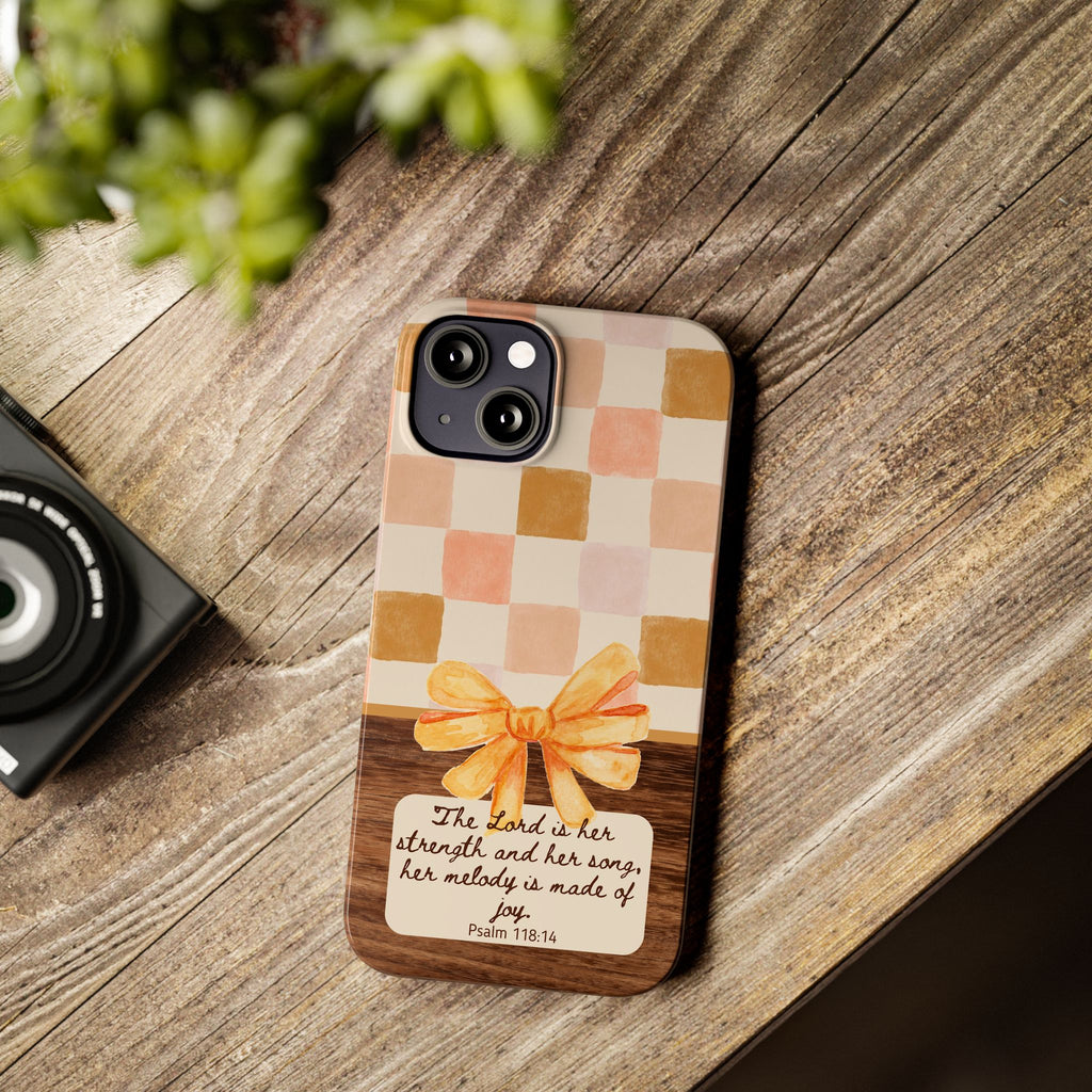 The Lord Is Her Strength iPhone Case