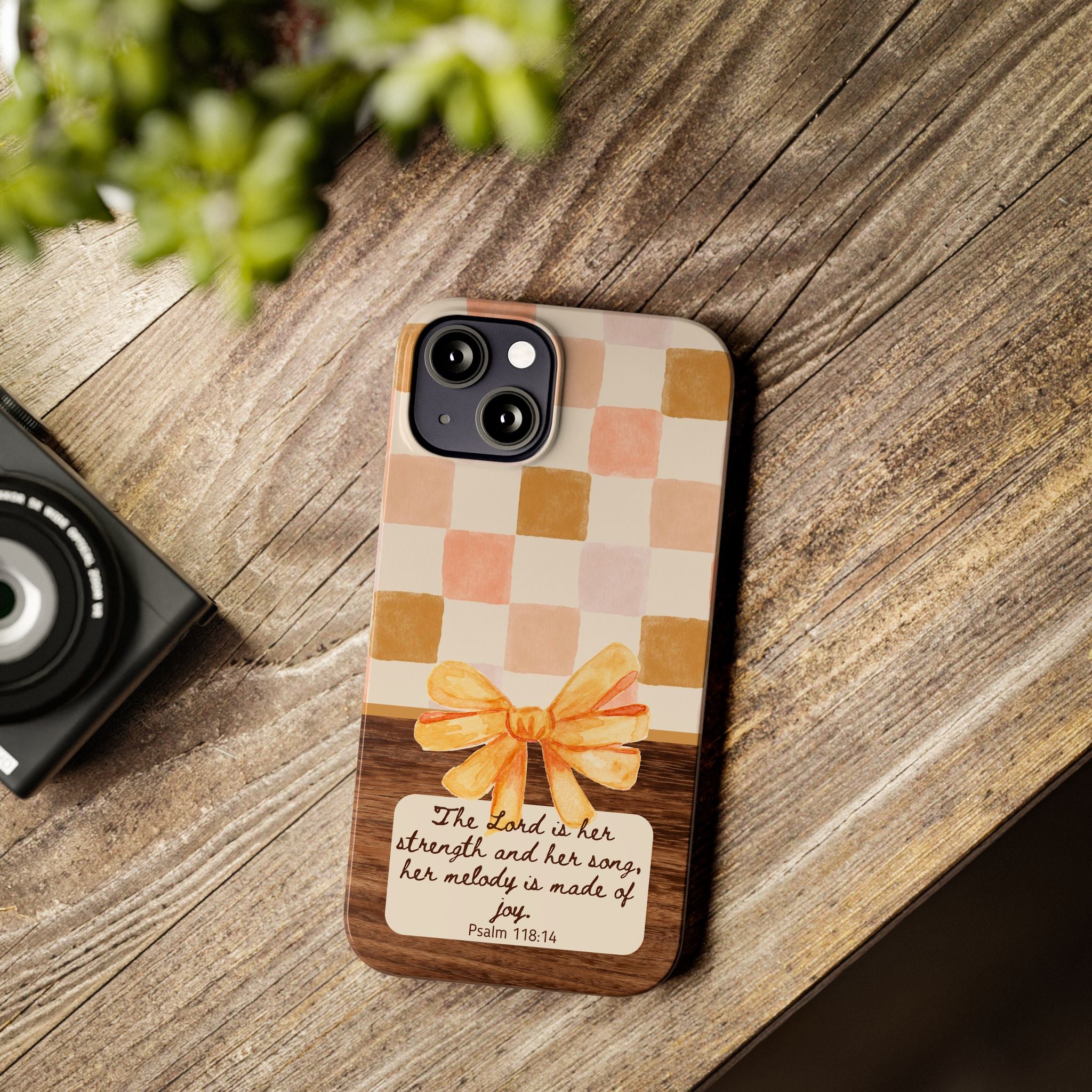 The Lord Is Her Strength iPhone Case