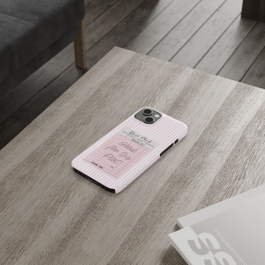 Good For The Plot iPhone Case
