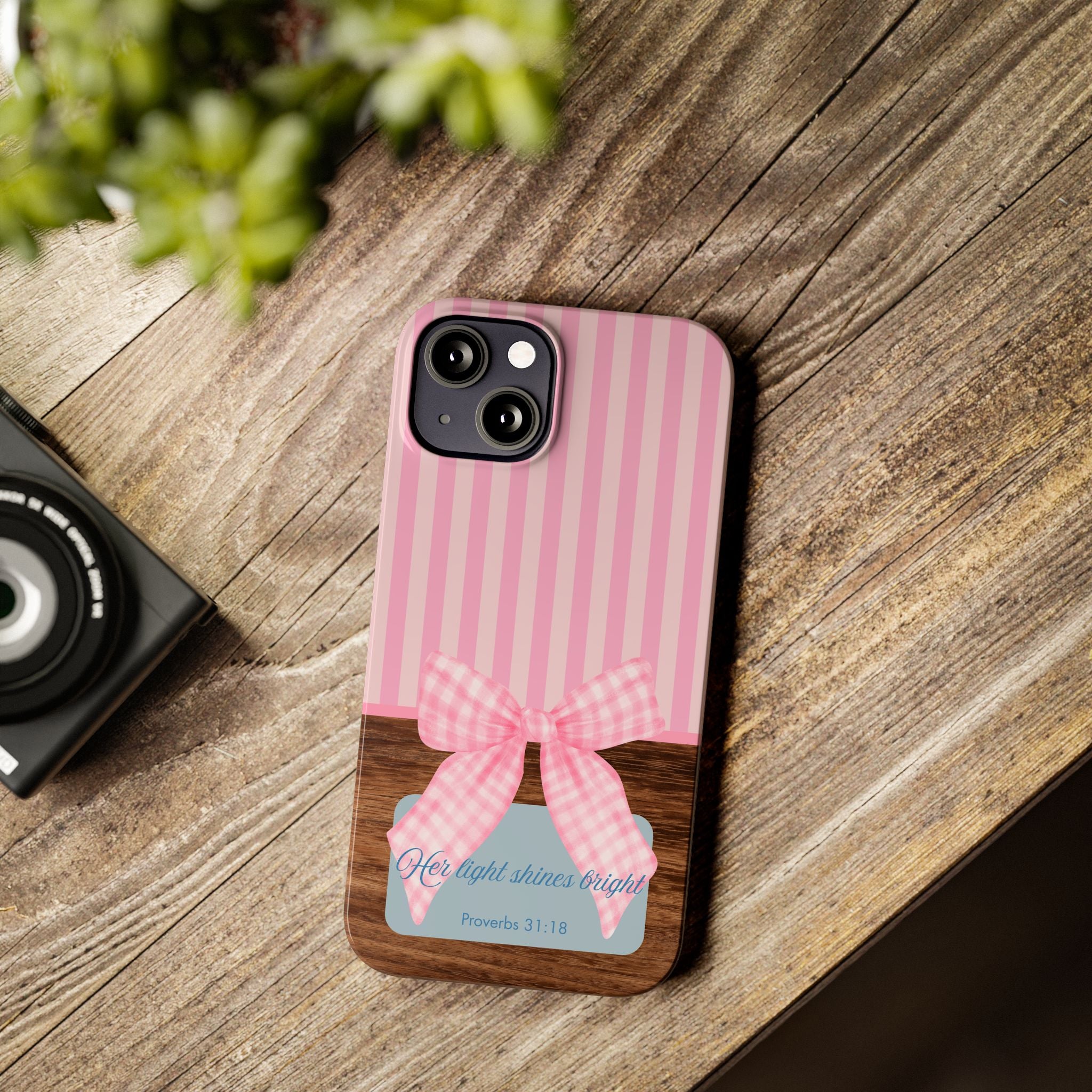 Her Light Shines Bright iPhone Case