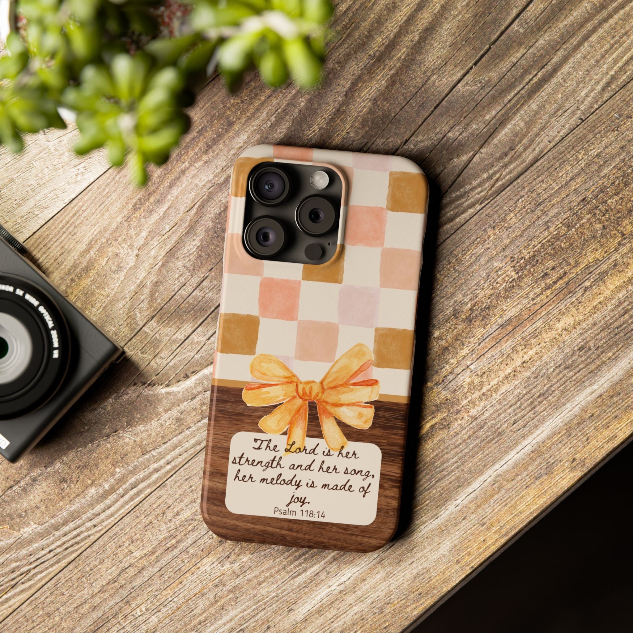 The Lord Is Her Strength iPhone Case