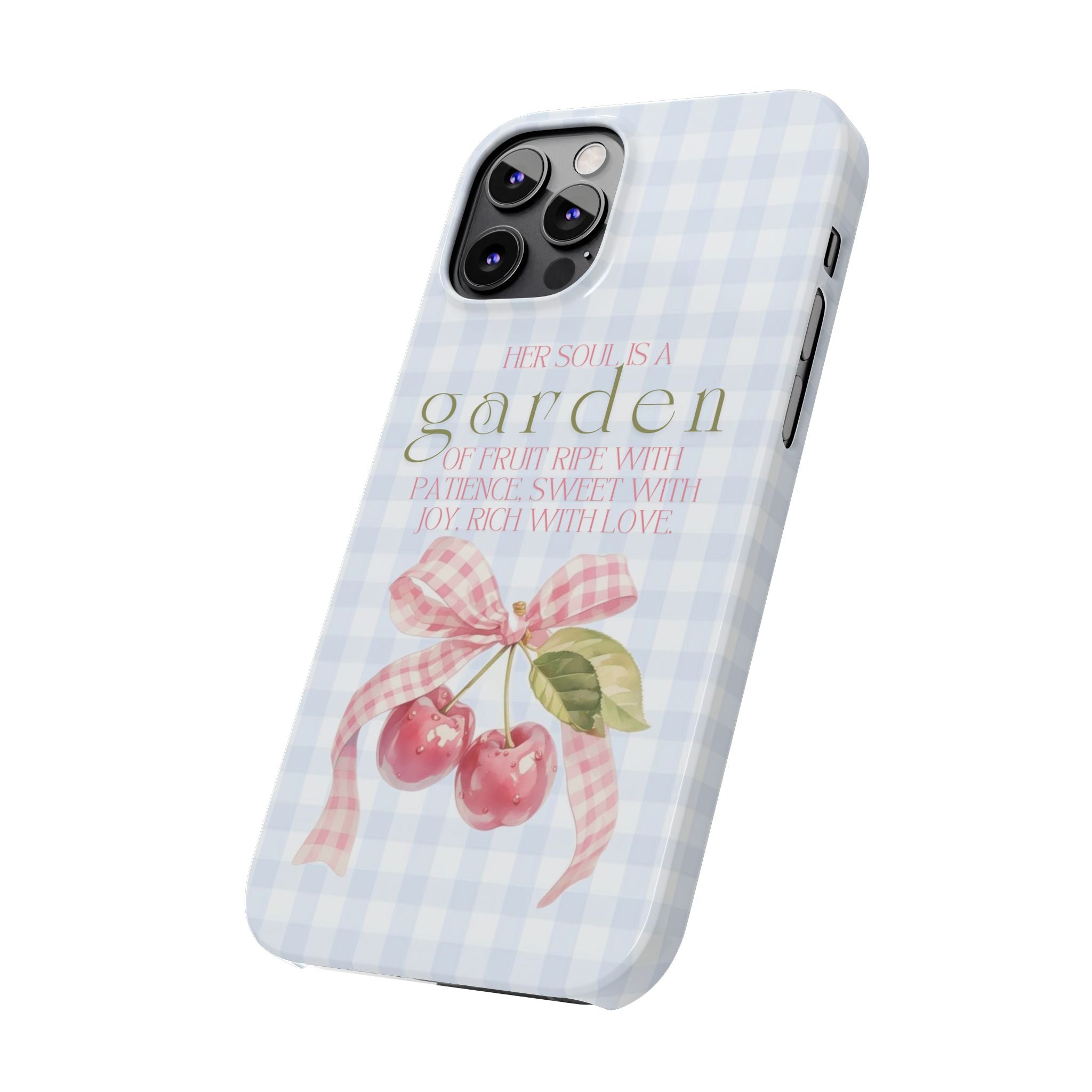 Her Soul Is A Garden iPhone Case