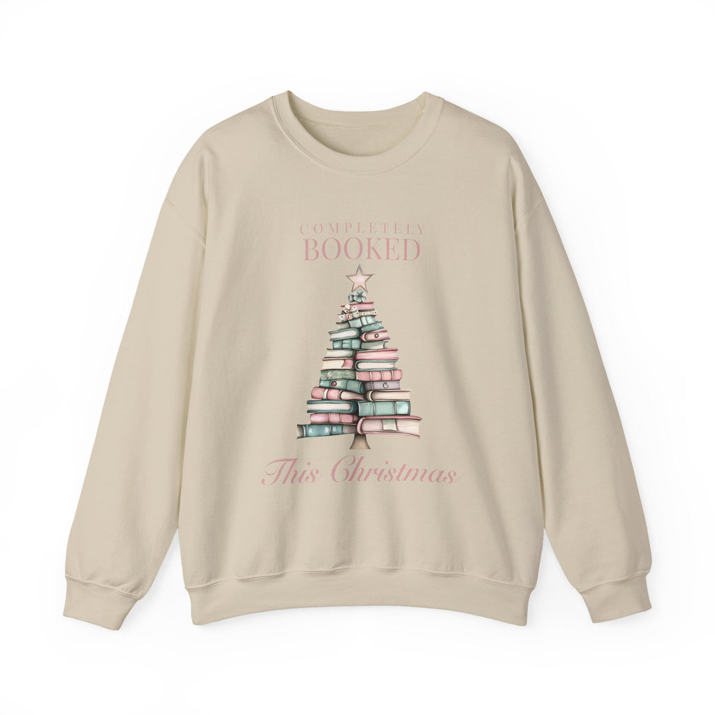 Completely Booked This Christmas Cozy Sweatshirt