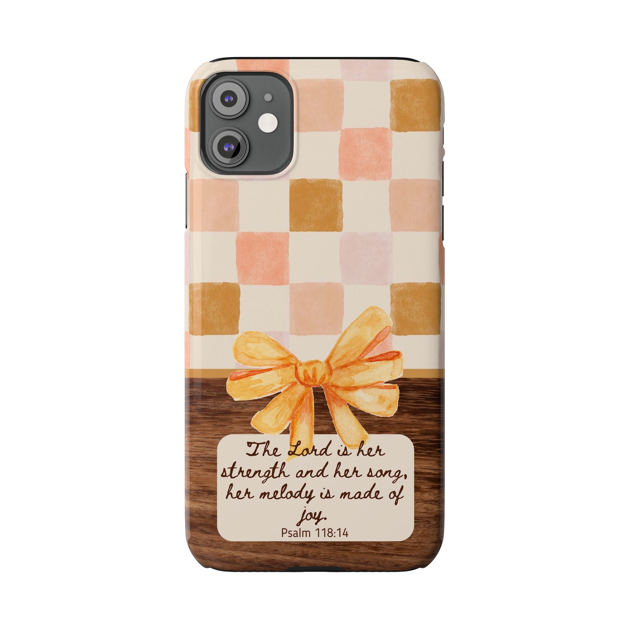 The Lord Is Her Strength iPhone Case