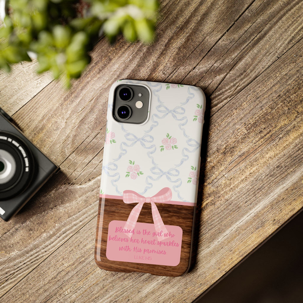 Blessed Is The Girl iPhone Case