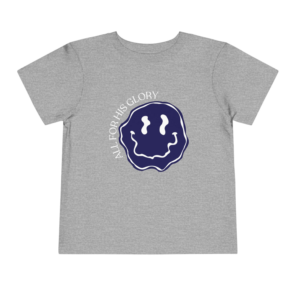 All For His Glory Smiley Toddler Tee