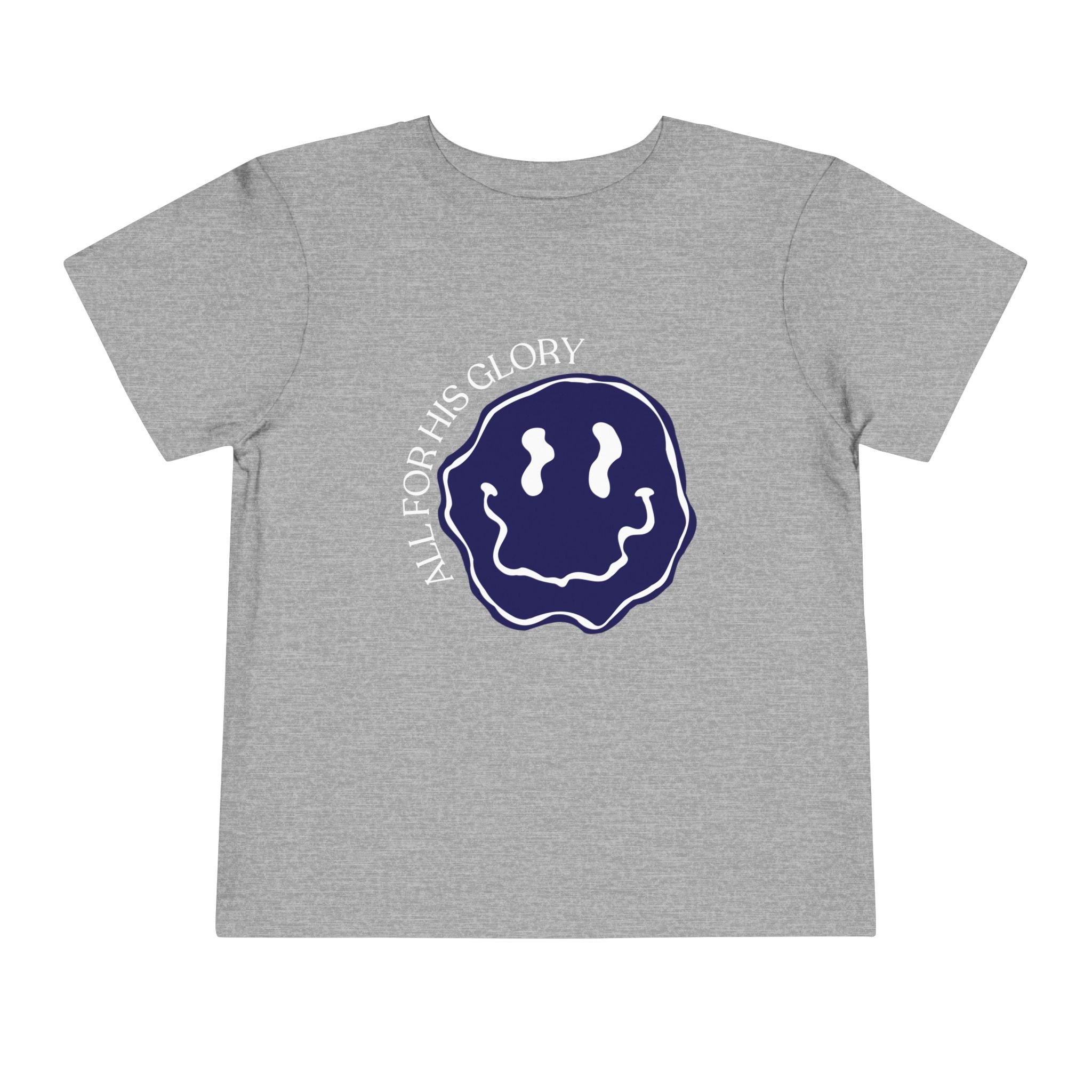 All For His Glory Smiley Toddler Tee