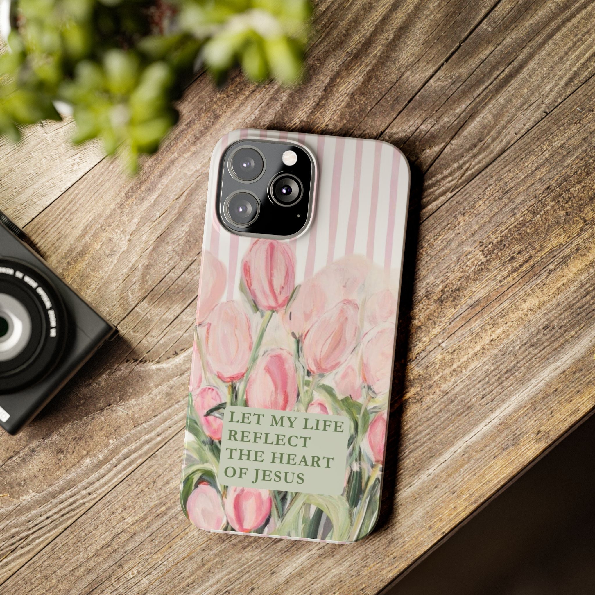 Let My Life Reflect The Heart Of Jesus iPhone Case