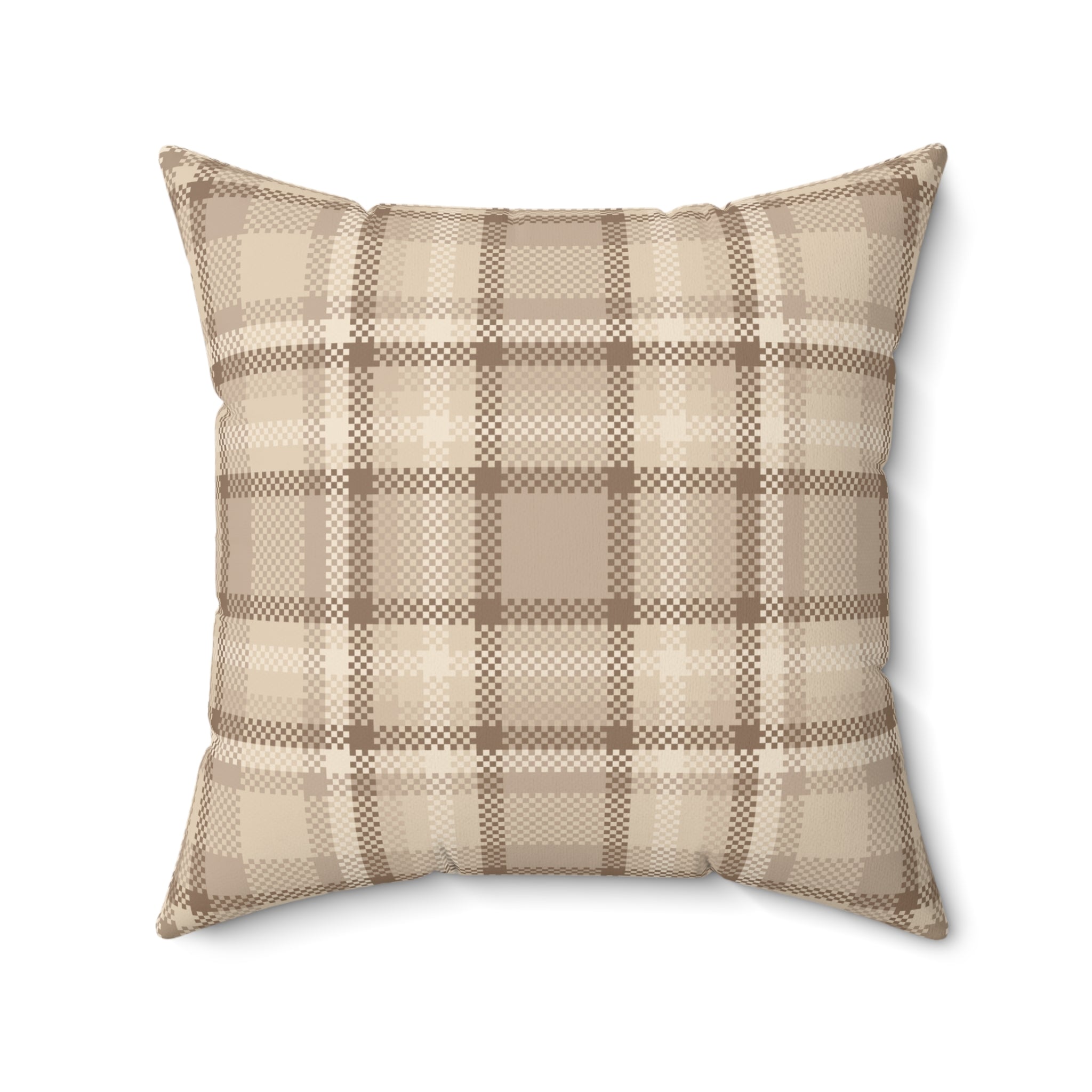 Neutral Plaid Pillow