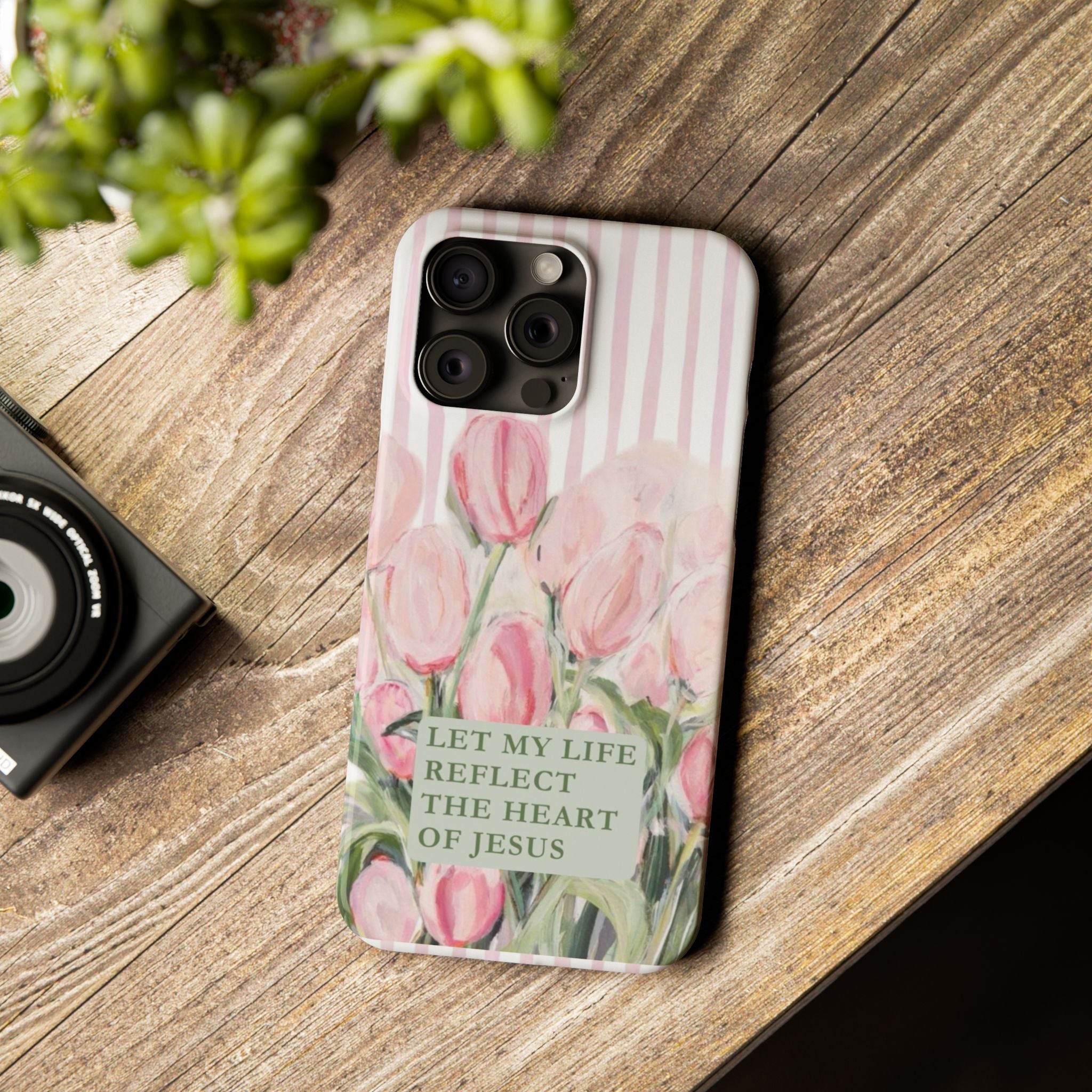 Let My Life Reflect The Heart Of Jesus iPhone Case