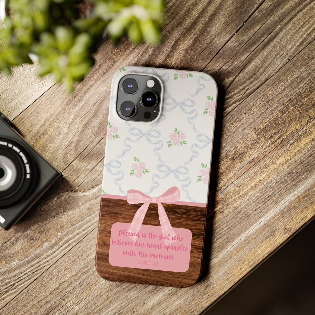 Blessed Is The Girl iPhone Case