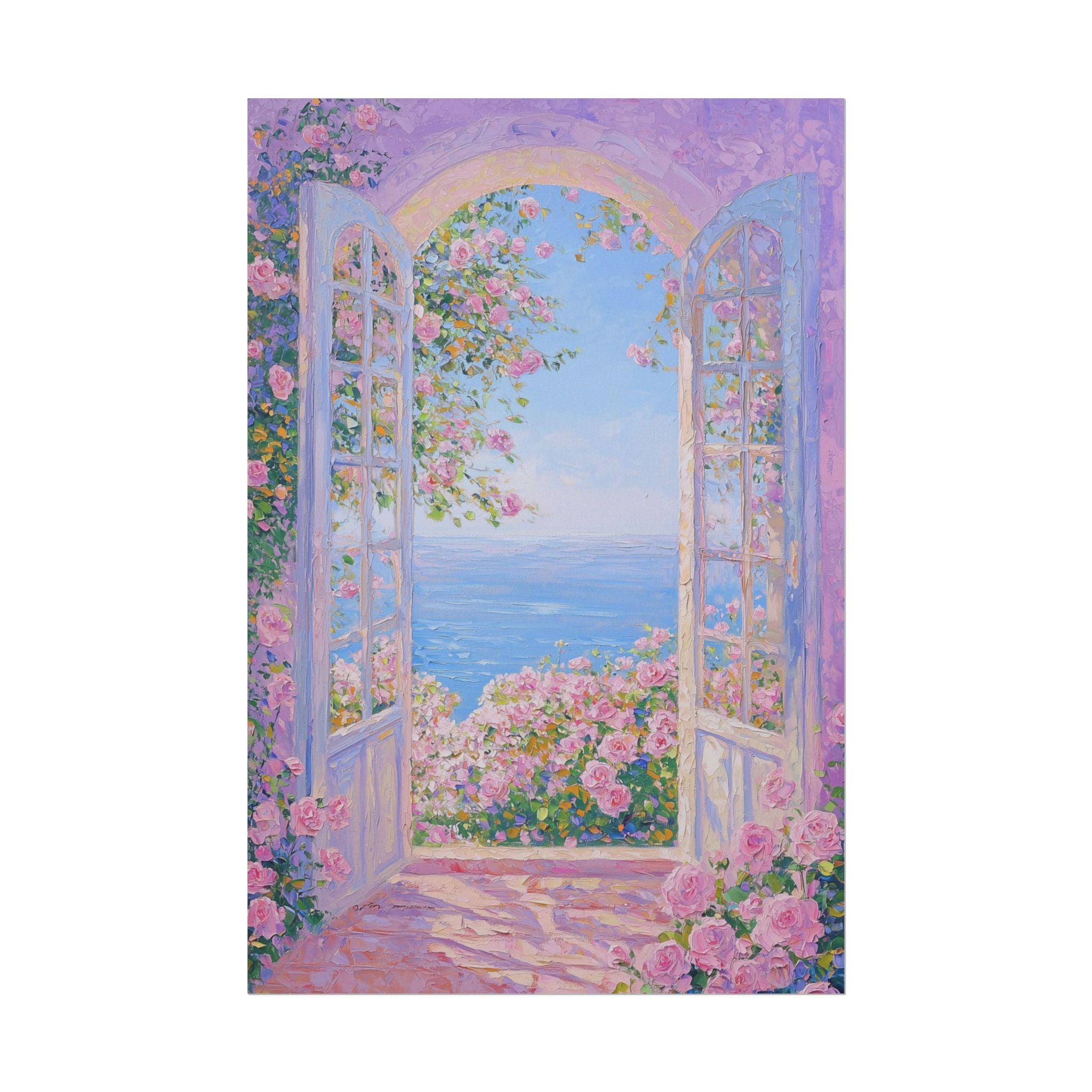 Flower Balcony Unframed Poster