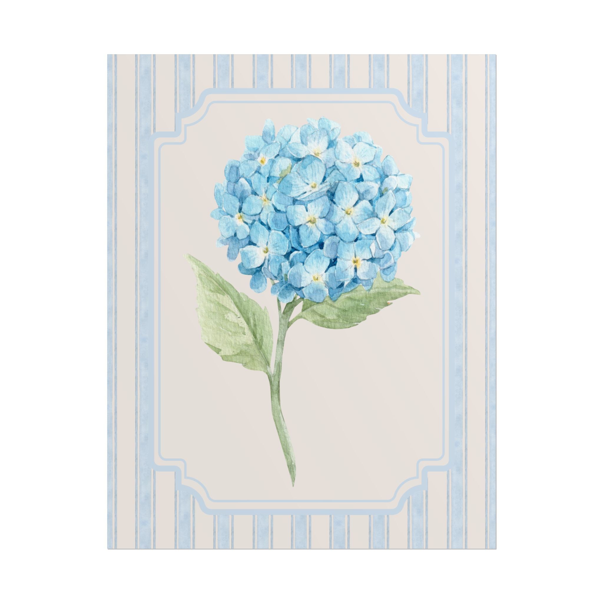 Blue Hydrangea Unframed Poster