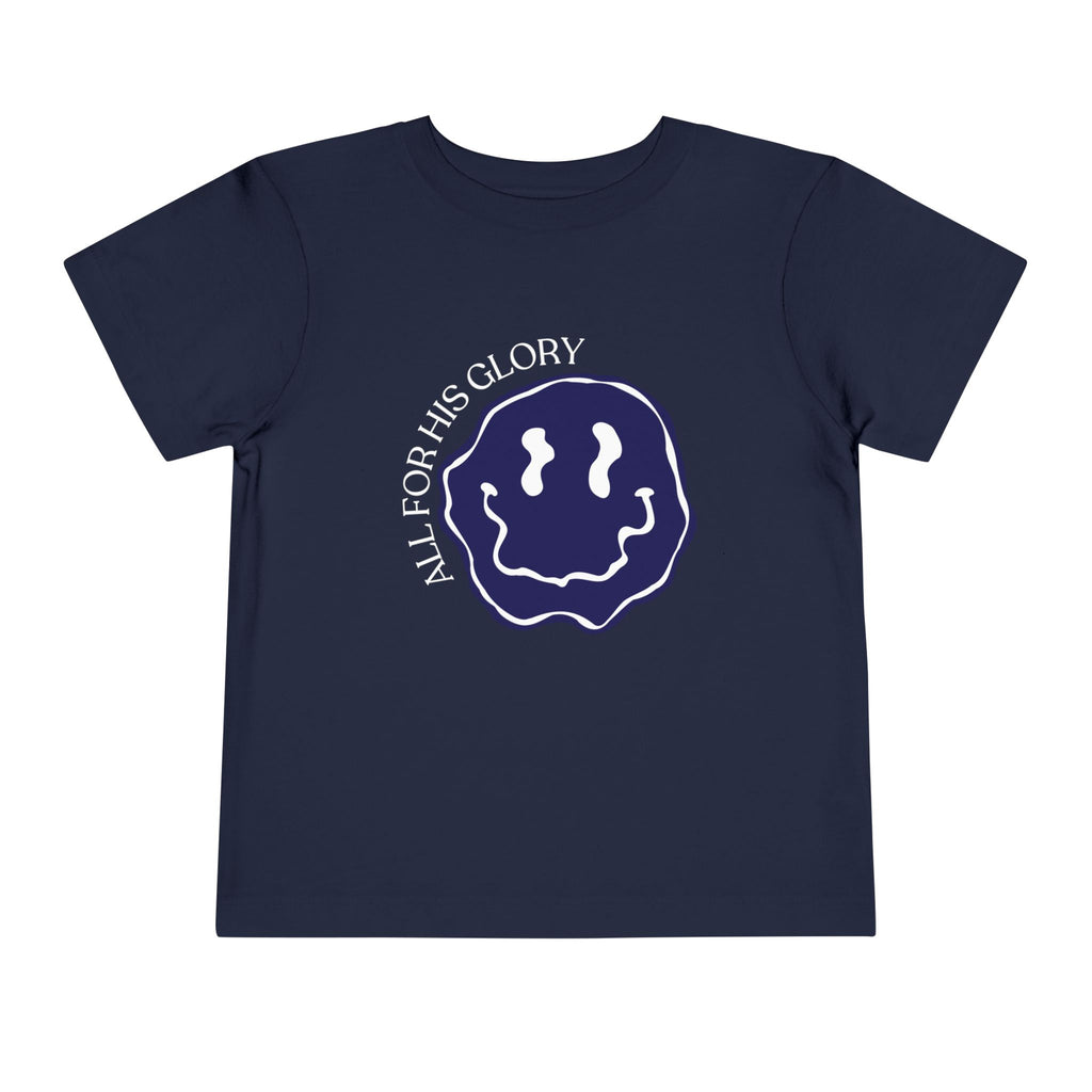 All For His Glory Smiley Toddler Tee