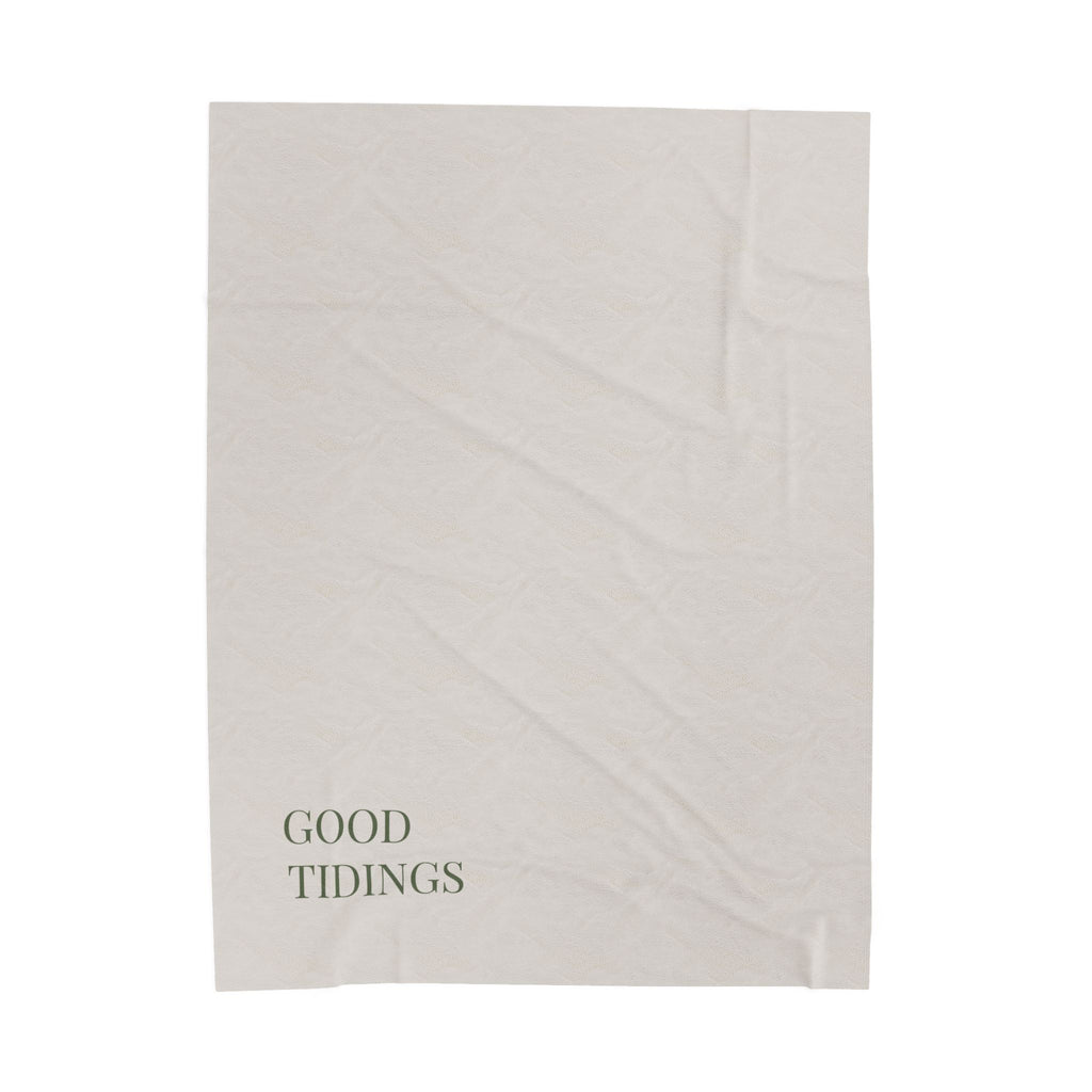 Good Tidings Oversized Throw Blanket By Little Grace co.
