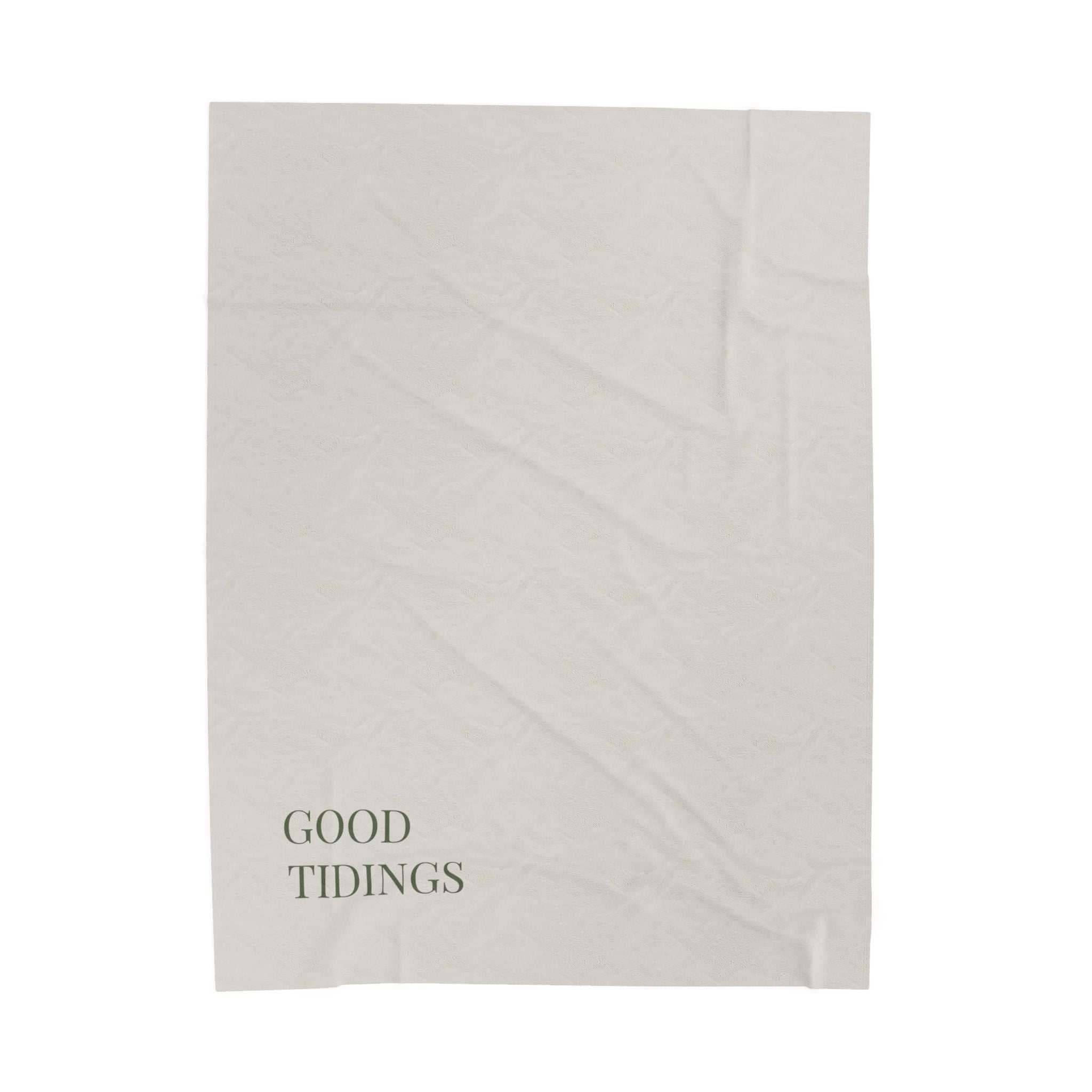 Good Tidings Oversized Throw Blanket By Little Grace co.