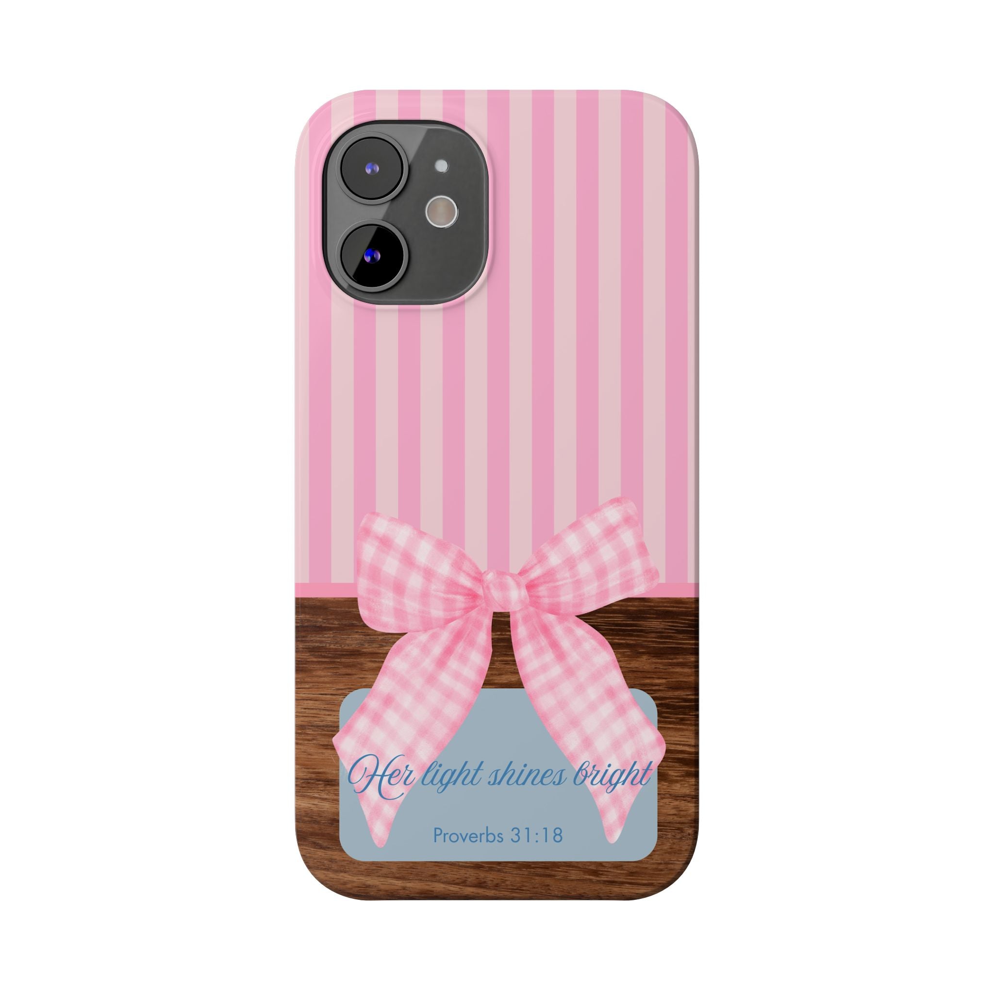 Her Light Shines Bright iPhone Case