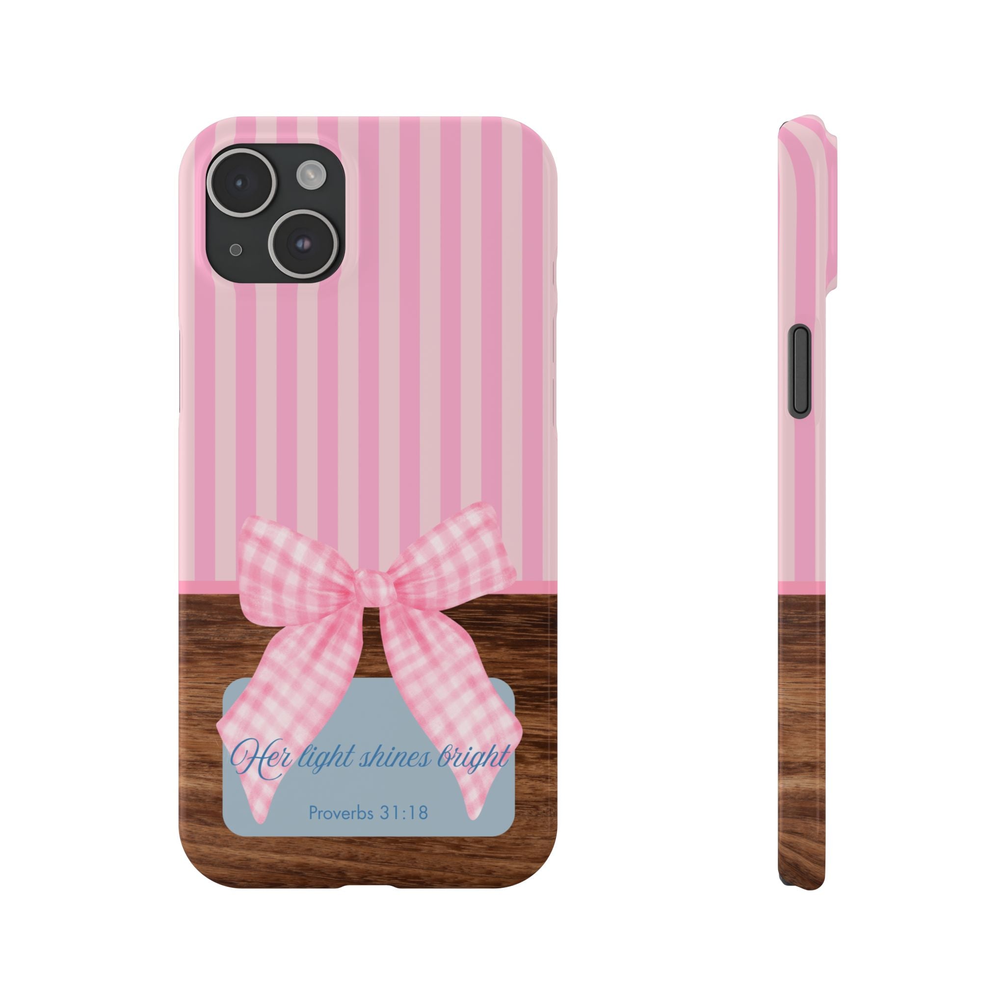 Her Light Shines Bright iPhone Case