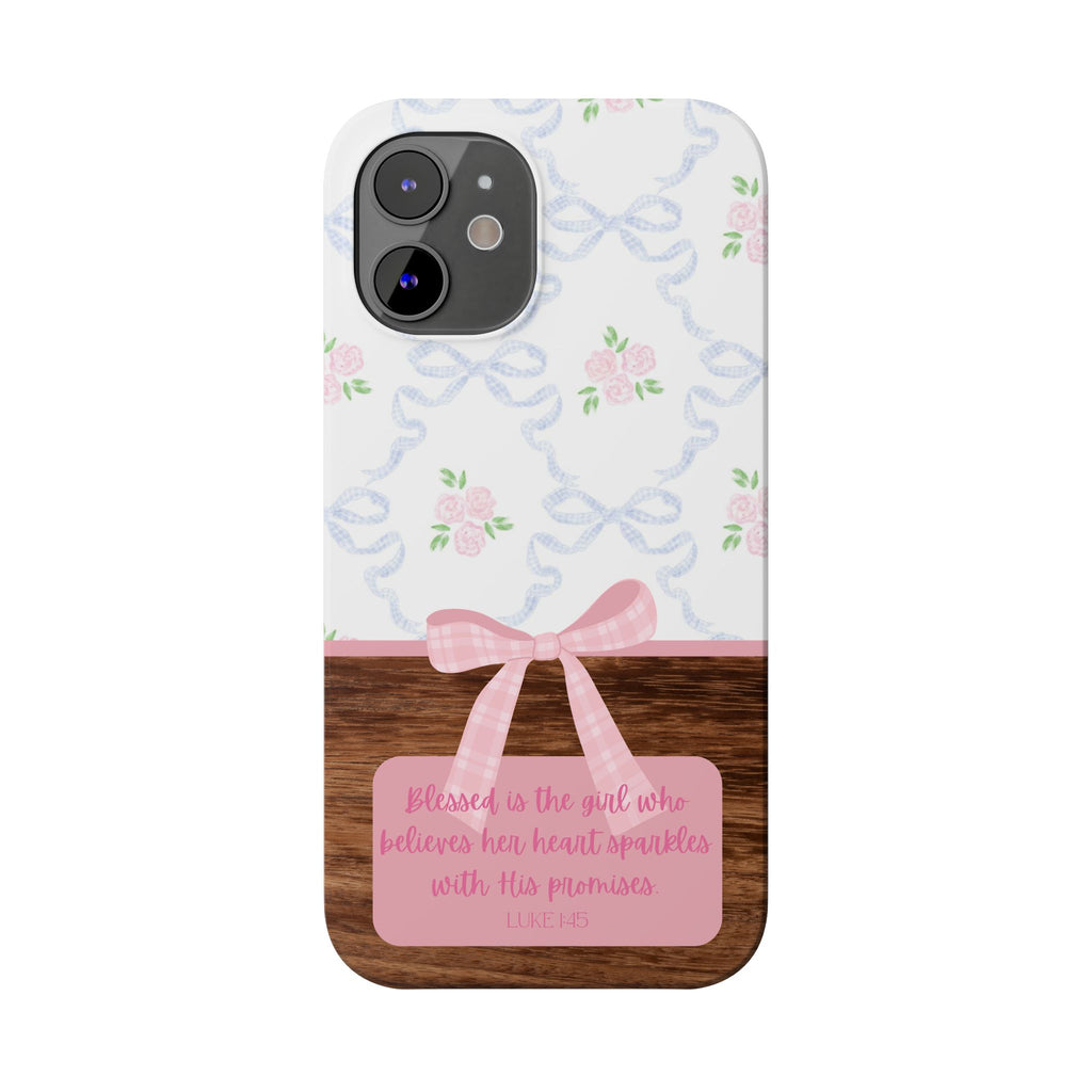 Blessed Is The Girl iPhone Case