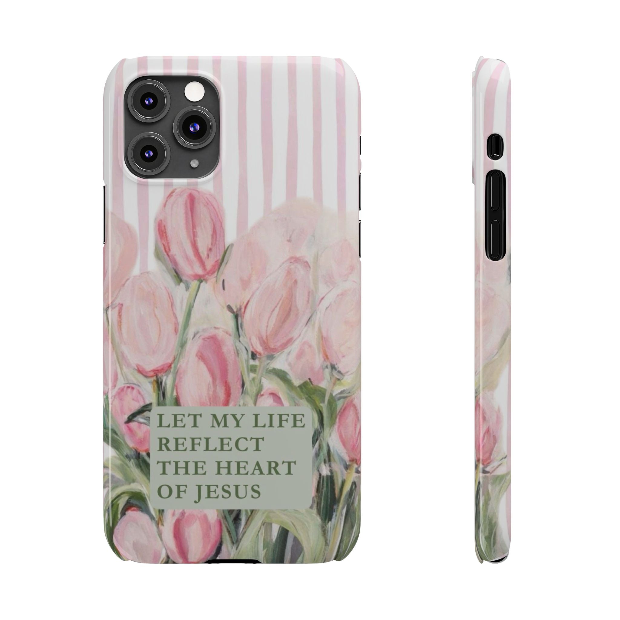 Let My Life Reflect The Heart Of Jesus iPhone Case