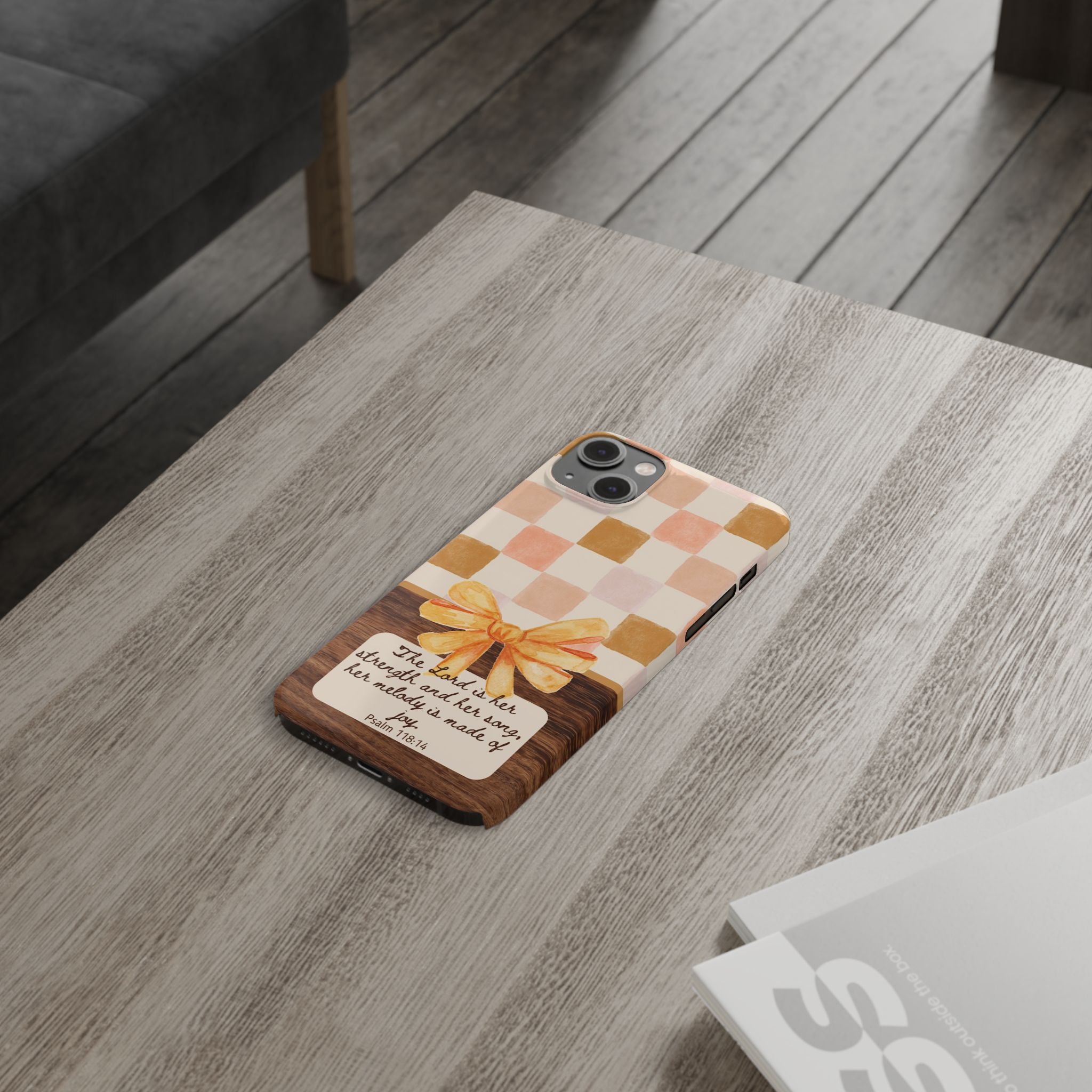 The Lord Is Her Strength iPhone Case