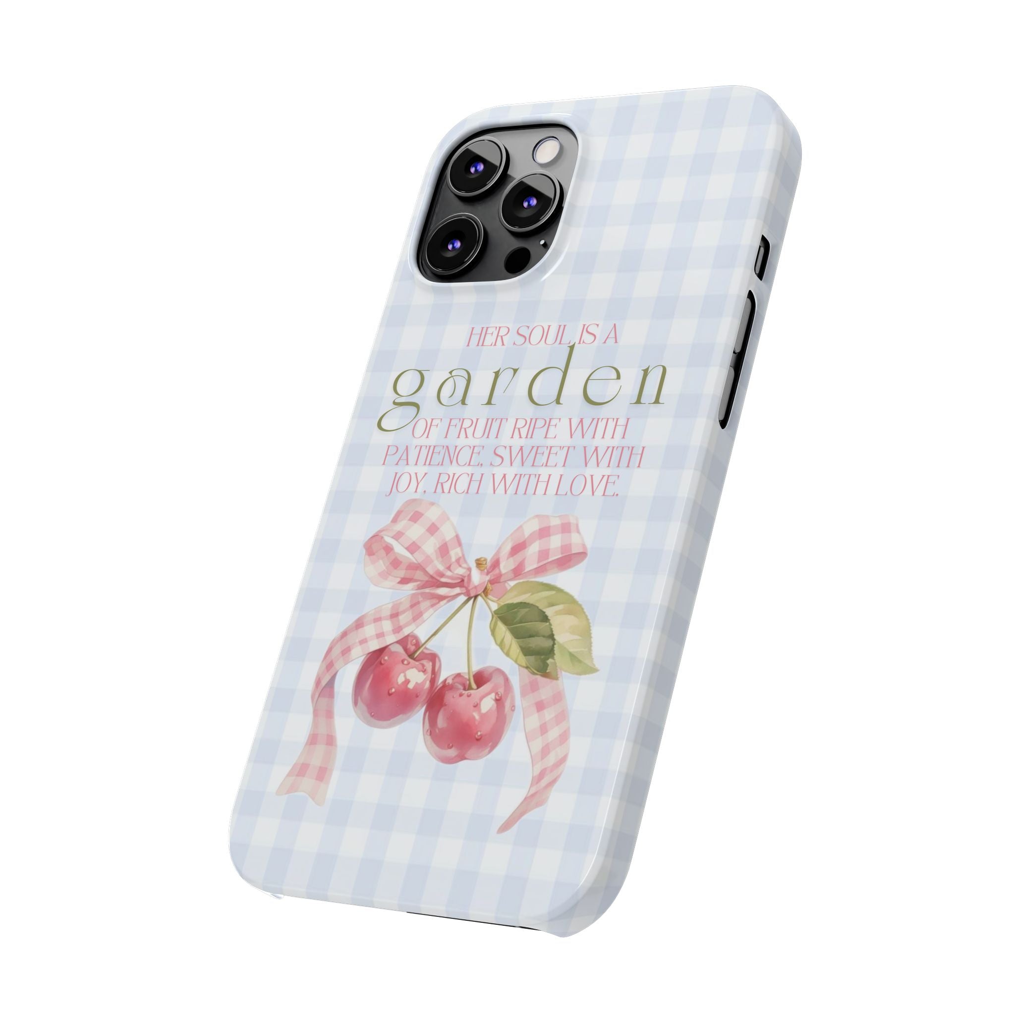 Her Soul Is A Garden iPhone Case