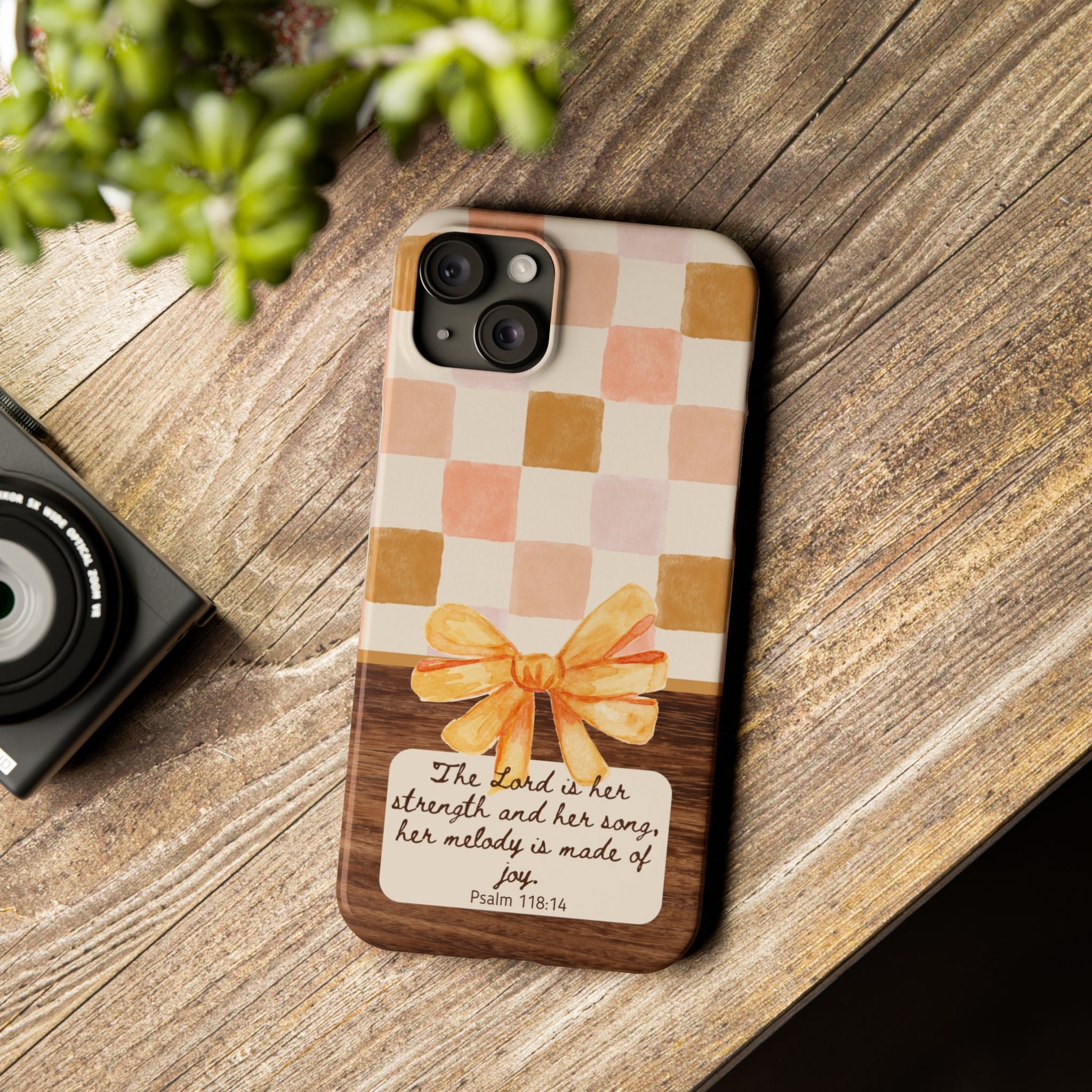 The Lord Is Her Strength iPhone Case