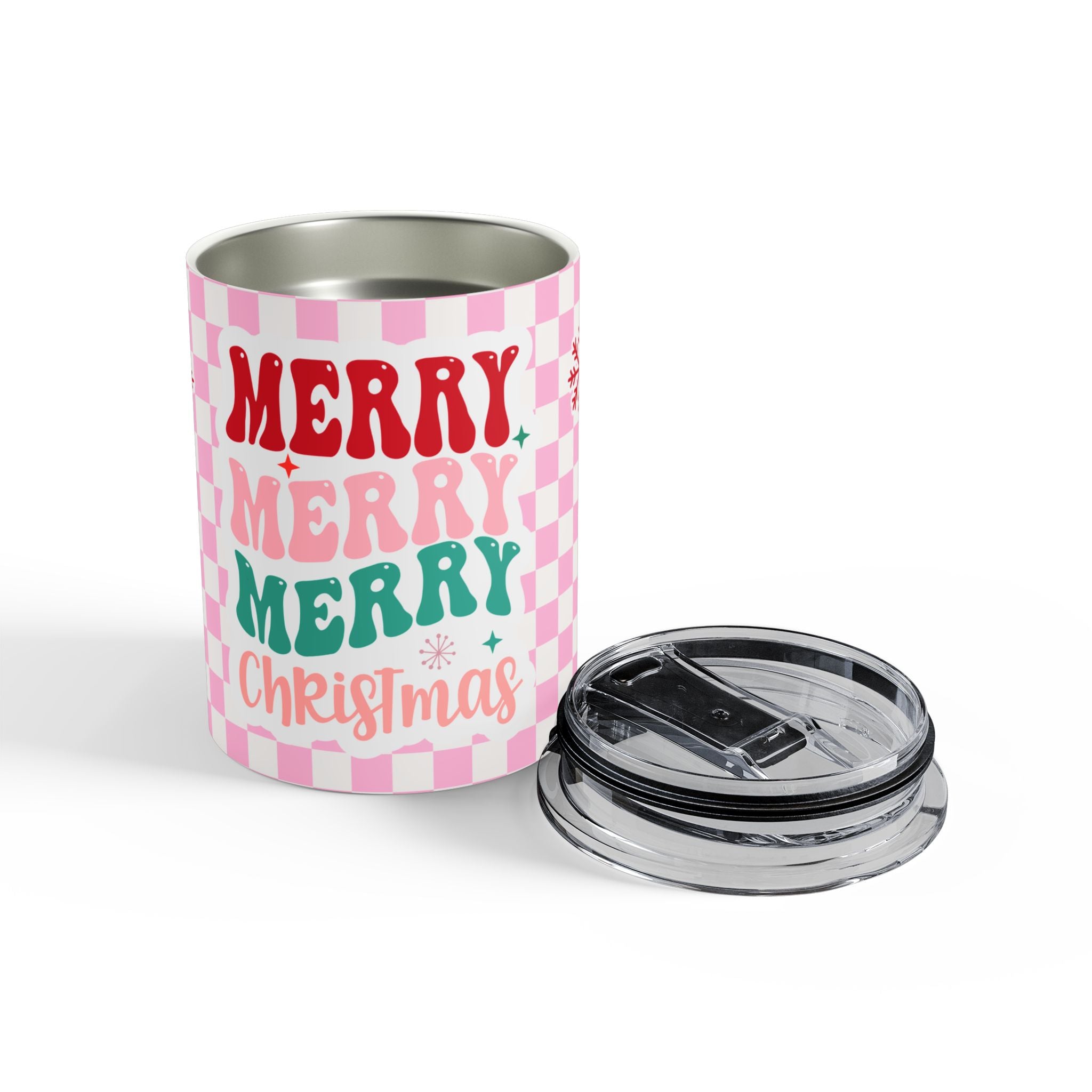Merry Merry Merry Christmas Mini Tumbler