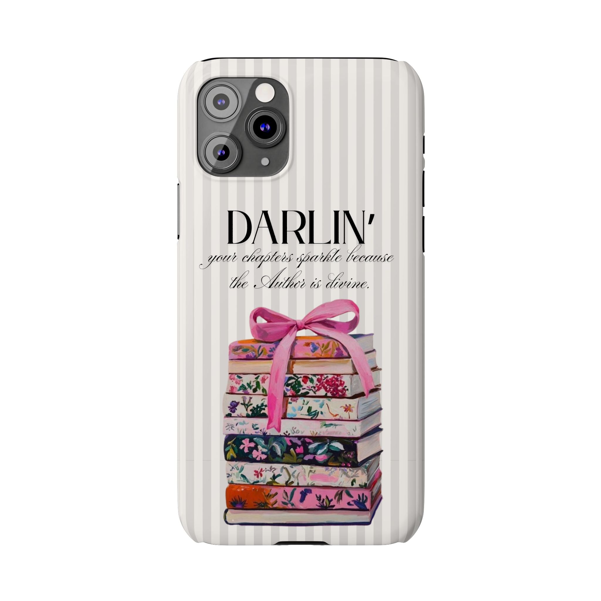 Darlin’ The Author Is Devine iPhone Case