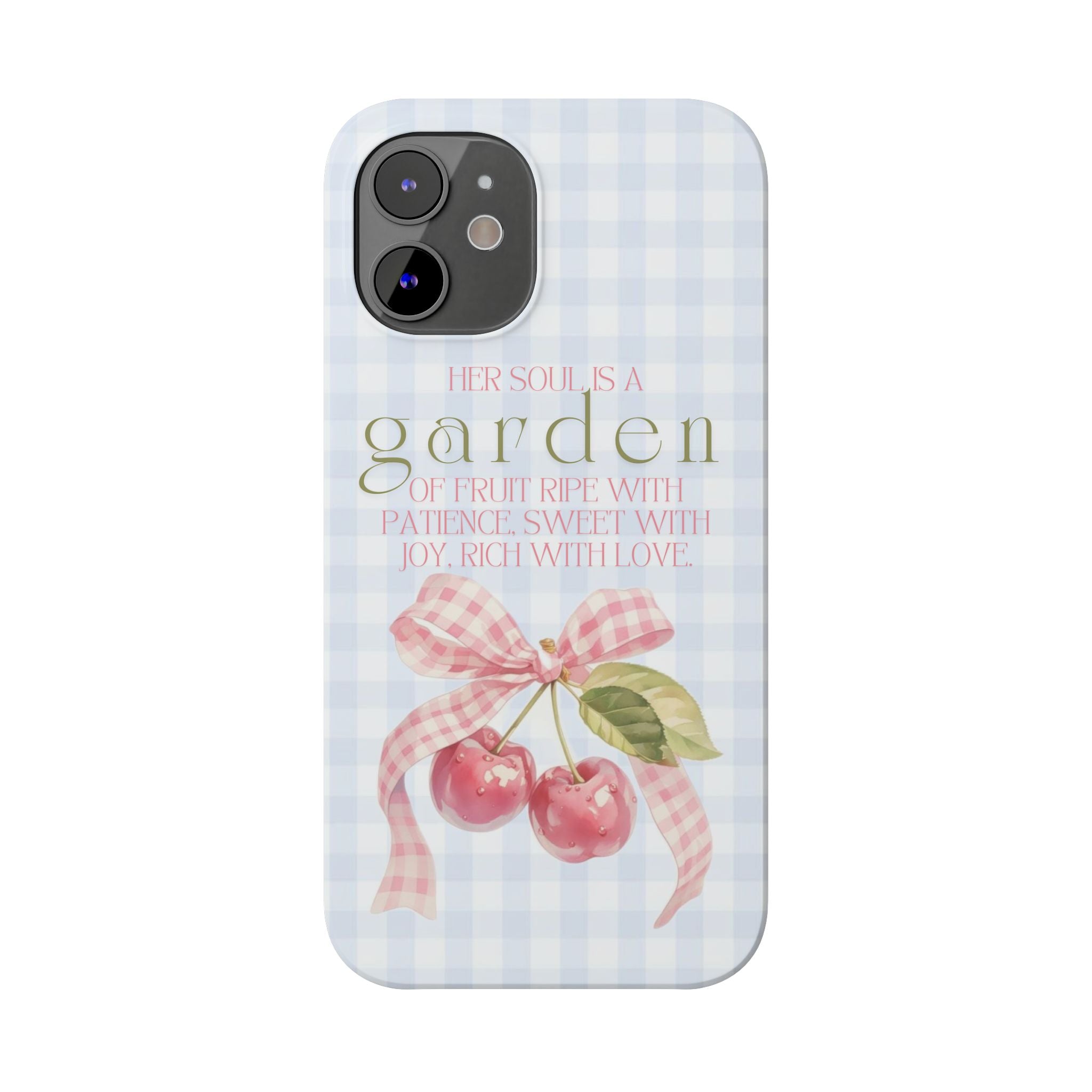 Her Soul Is A Garden iPhone Case