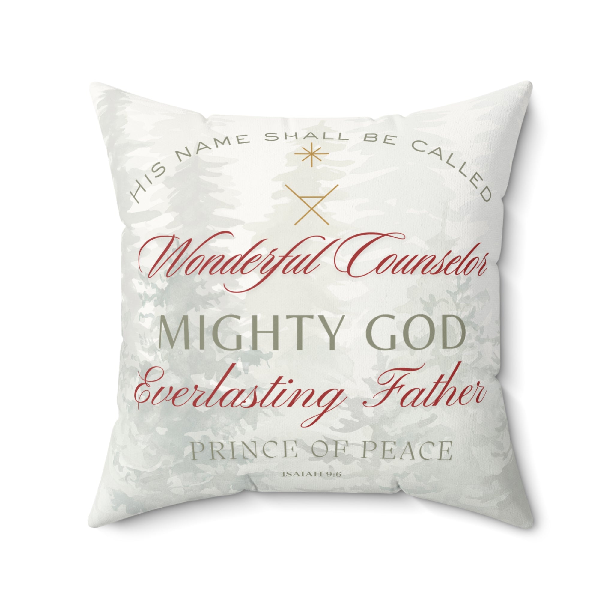 Jesus Christmas Pillow