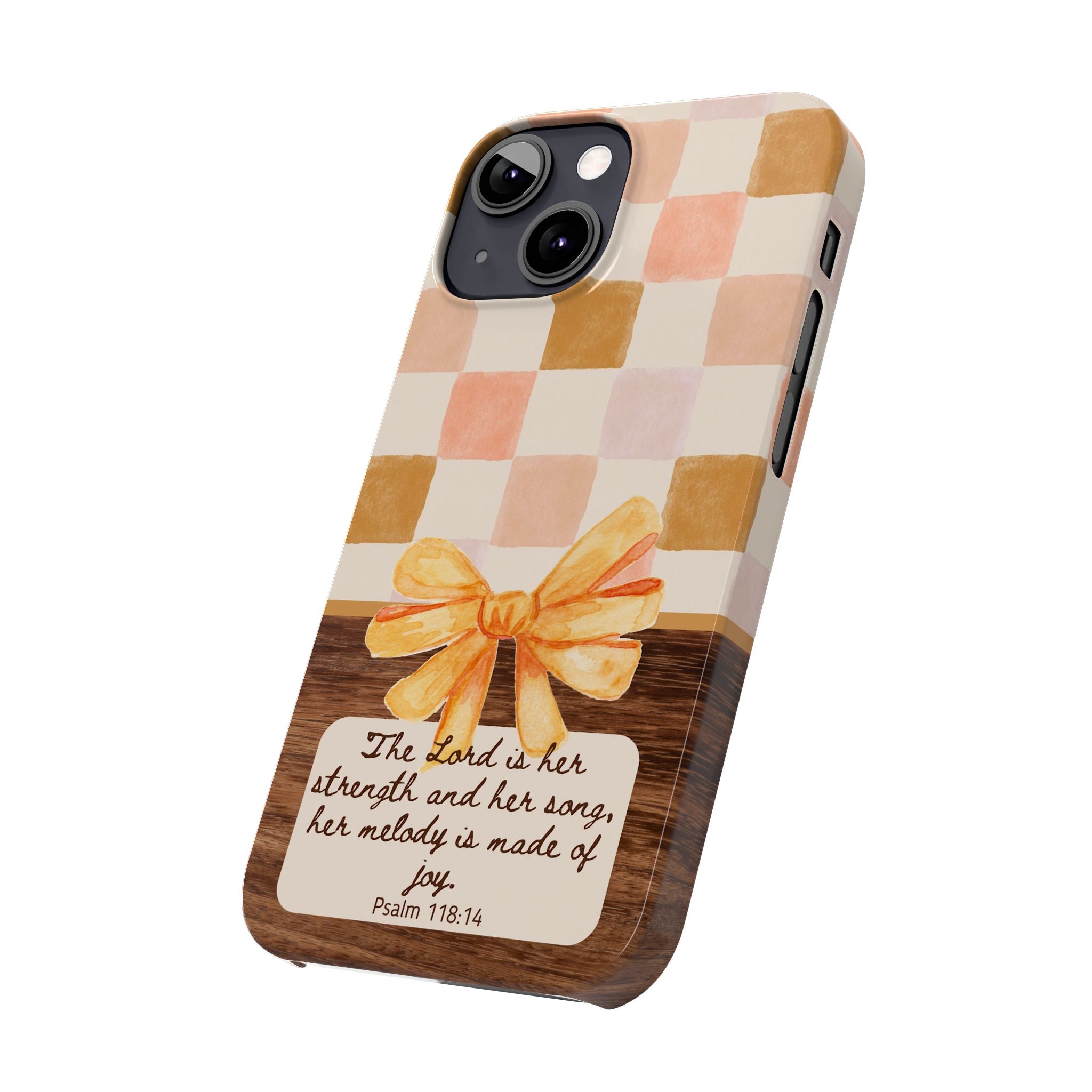 The Lord Is Her Strength iPhone Case