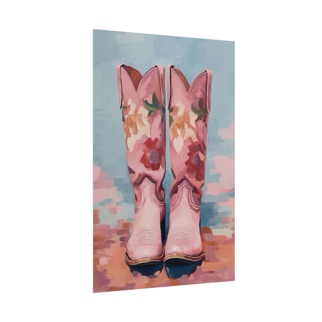 Cowgirl Boots Unframed Poster