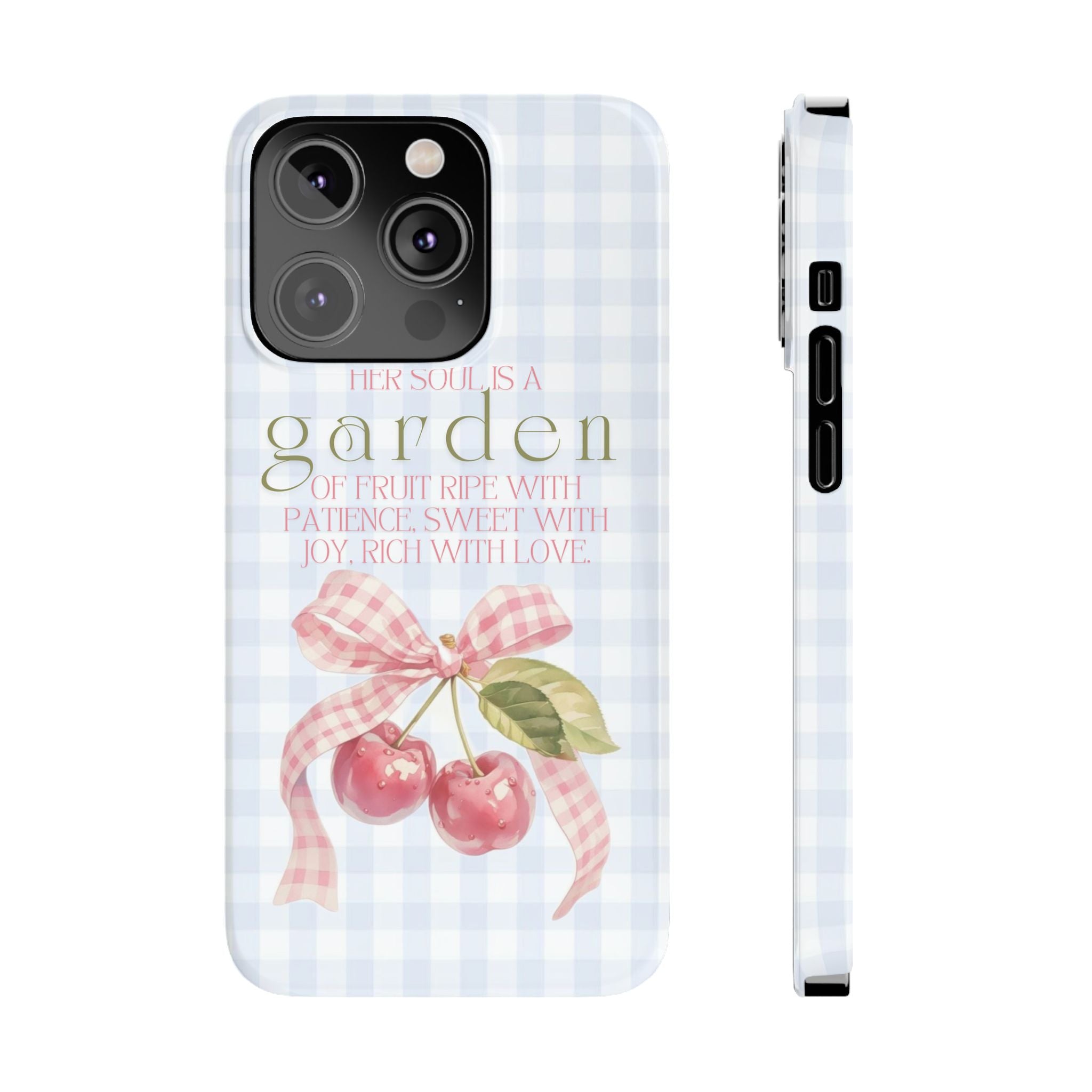 Her Soul Is A Garden iPhone Case