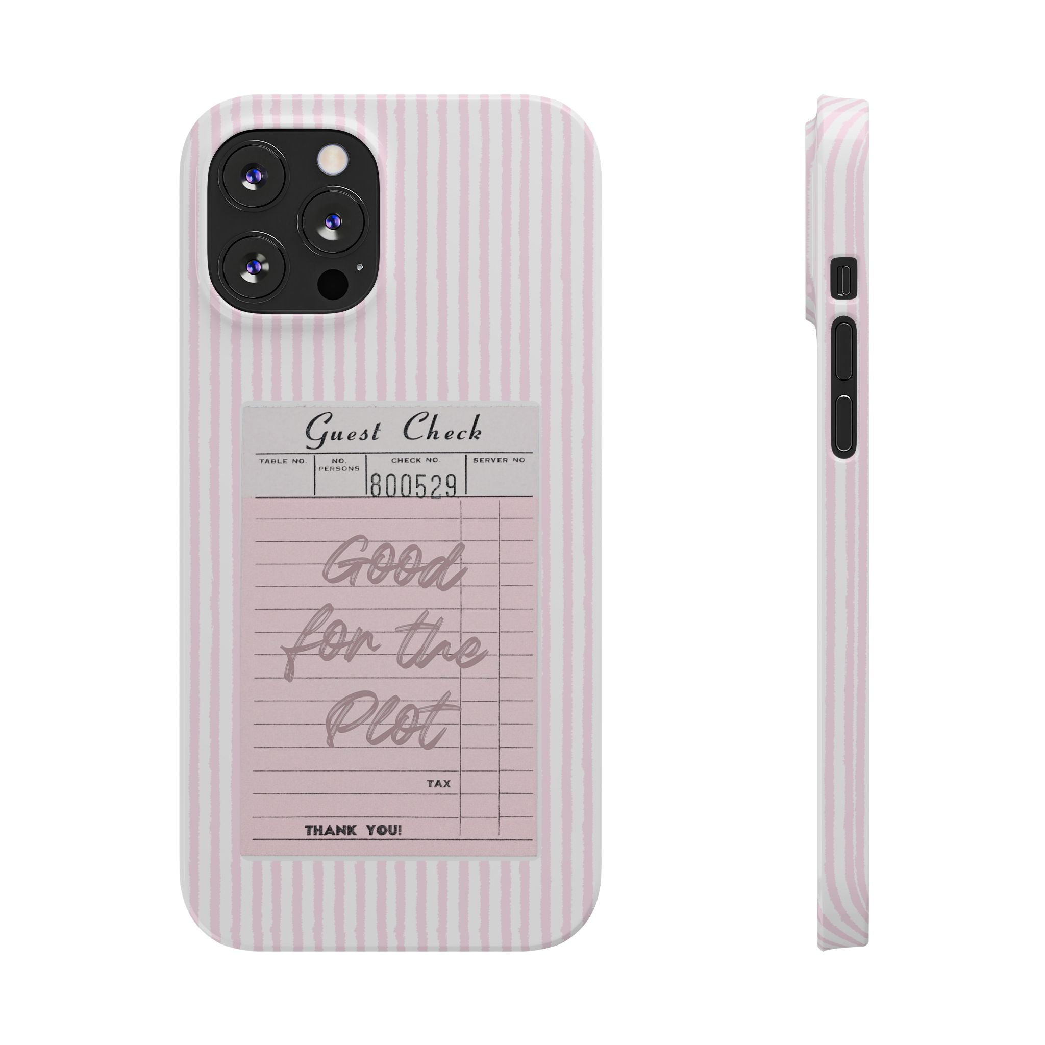 Good For The Plot iPhone Case