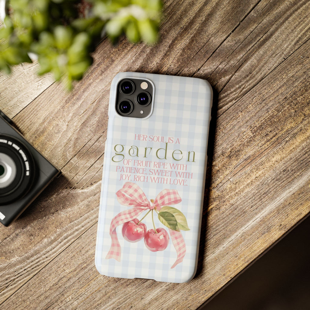 Her Soul Is A Garden iPhone Case